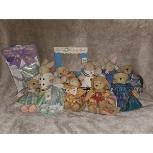 SOLD 12 Piece Muffy Vanderbear Lot Hoppy Vanderhare Lemonade Bear Plush Vintage